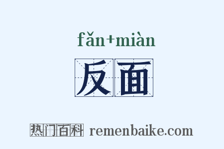 反面是什么意思的图片
